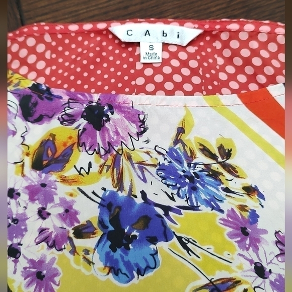 Cabi Women's Silk Artist Butterfly Print Kimono Top Size Small Style 345 - Picture 2 of 10
